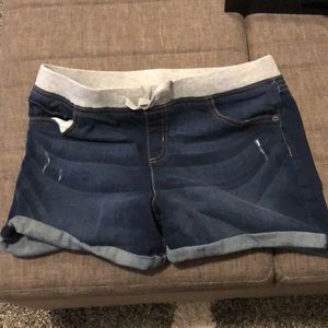 Brand new! Justice elastic waist shorts